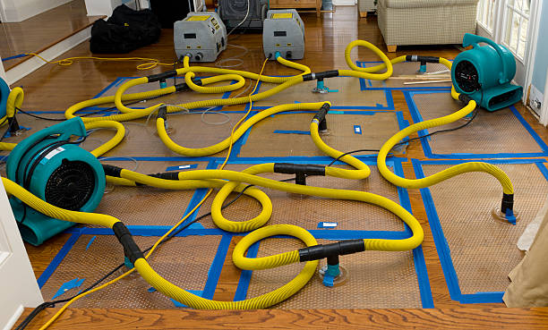 Professional Storm Water Damage Restoration technician working in Glencoe, OH